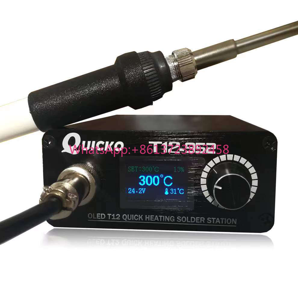 Soldering Station T12 Oled - Szybko nagrzewająca się stacja lutownicza T12-952,
