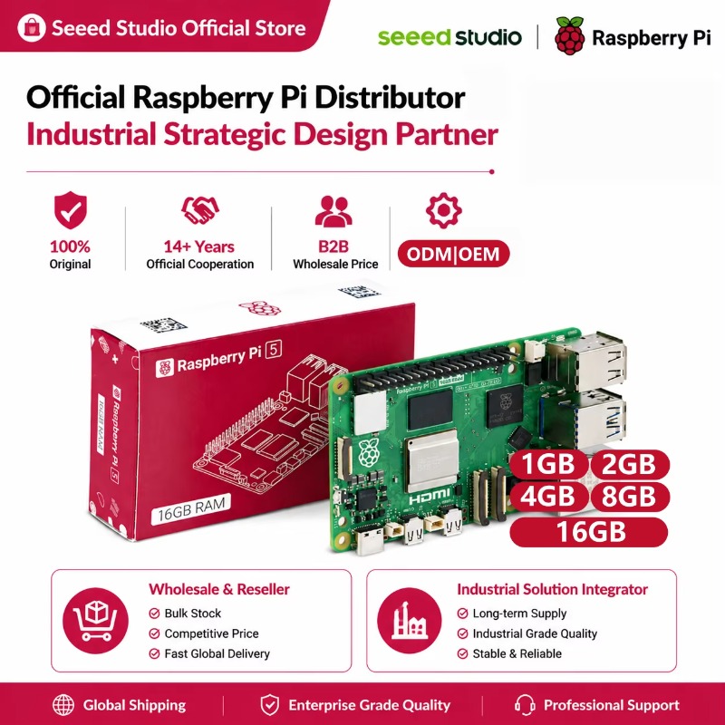 Produkt hurtowy Oryginalny zes – Raspberry Pi 5 8Gb Kit recenzja i cena